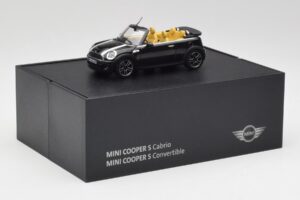 Mini Cooper S R57 Cabriolet Nero Minichamps 1:43 80422148818 Pressofusione — immagine 4 di 4