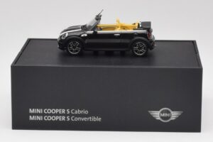Mini Cooper S R57 Cabriolet Nero Minichamps 1:43 80422148818 Pressofusione