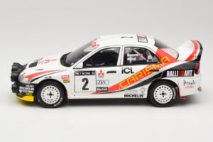 Mitsubishi Carisma GT Group N2 R. Burns / R. Reid RAC Rally 1997 Bianco Otto 1:18 OT1192 Resina — immagine 3 di 6
