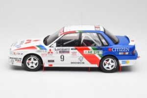 Mitsubishi Galant VR-4 #9 K. Eriksson / S. Parmander RAC Rally 1990 IXO 1:18 18RMC192A Pressofusione — immagine 3 di 6