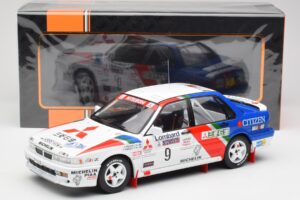 Mitsubishi Galant VR-4 #9 K. Eriksson / S. Parmander RAC Rally 1990 IXO 1:18 18RMC192A Pressofusione — immagine 6 di 6