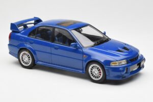 Mitsubishi Lancer EVO VI Blu RHD AUTOart 1:18 77151 Pressofusione — immagine 6 di 8