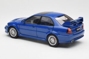 Mitsubishi Lancer EVO VI Blu RHD AUTOart 1:18 77151 Pressofusione — immagine 7 di 8