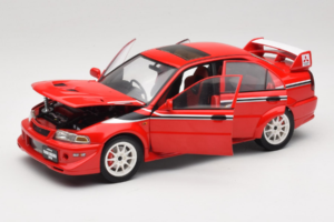 Mitsubishi Lancer Evo VI Tommi Makinen Edition Rosso AUTOart 1:18 77156 Pressofusione — immagine 2 di 8