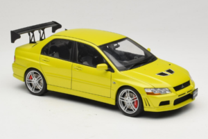 Mitsubishi Lancer Evo VII Mustard Yellow AUTOart 1:18 77166 Pressofusione — immagine 6 di 8