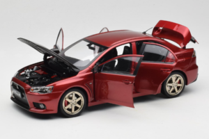 Mitsubishi Lancer Evolution X Rosso OEM 1:18 MLE02 Pressofusione — immagine 2 di 8