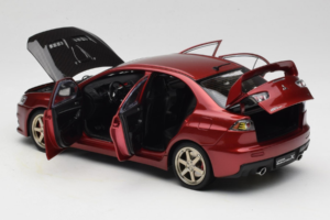 Mitsubishi Lancer Evolution X Rosso OEM 1:18 MLE02 Pressofusione — immagine 5 di 8