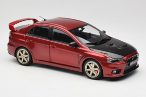 Mitsubishi Lancer Evolution X Rosso OEM 1:18 MLE02 Pressofusione — immagine 6 di 8