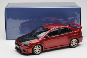 Mitsubishi Lancer Evolution X Rosso OEM 1:18 MLE02 Pressofusione — immagine 8 di 8