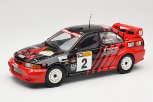 Mitsubishi Lancer Evolution VI #2 Y. Kataoka / S. Hayashi Winner Rally Canberra 1999 AUTOart 1:18 89942 Pressofusione
