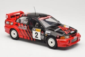Mitsubishi Lancer Evolution VI #2 Y. Kataoka / S. Hayashi Winner Rally Canberra 1999 AUTOart 1:18 89942 Pressofusione — immagine 6 di 8
