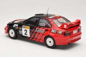 Mitsubishi Lancer Evolution VI #2 Y. Kataoka / S. Hayashi Winner Rally Canberra 1999 AUTOart 1:18 89942 Pressofusione — immagine 7 di 8