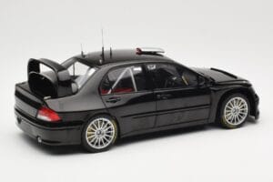 Mitsubishi Lancer Evolution WRC Plain Body Nero AUTOart 1:18 80528 Pressofusione — immagine 3 di 8