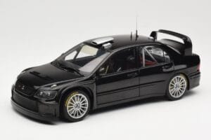 Mitsubishi Lancer Evolution WRC Plain Body Nero AUTOart 1:18 80528 Pressofusione