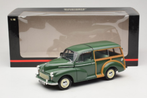 Morris Minor 1000 Traveller Verde Minichamps 1:18 150137011 Pressofusione — immagine 8 di 8