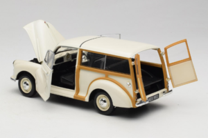 Morris Minor Traveller Bianco Minichamps 1:18 150137010 Pressofusione — immagine 5 di 9