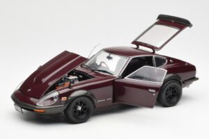 Nissan Fairlady 240ZG Marrone Kyosho 1:18 08217M Pressofusione — immagine 2 di 8