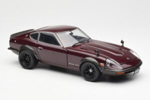 Nissan Fairlady 240ZG Marrone Kyosho 1:18 08217M Pressofusione — immagine 6 di 8
