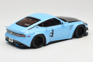 Nissan Fairlady Z RZ34 Pandem China Blue Black GT Spirit 1:18 GT943 Resina — immagine 2 di 6