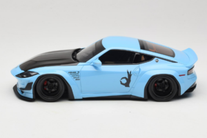 Nissan Fairlady Z RZ34 Pandem China Blue Black GT Spirit 1:18 GT943 Resina — immagine 3 di 6