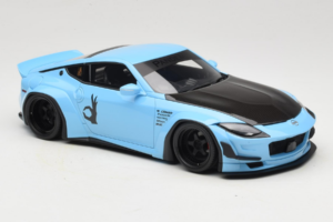 Nissan Fairlady Z RZ34 Pandem China Blue Black GT Spirit 1:18 GT943 Resina — immagine 4 di 6