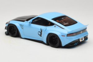 Nissan Fairlady Z RZ34 Pandem China Blue Black GT Spirit 1:18 GT943 Resina — immagine 5 di 6