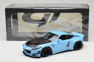 Nissan Fairlady Z RZ34 Pandem China Blue Black GT Spirit 1:18 GT943 Resina — immagine 6 di 6