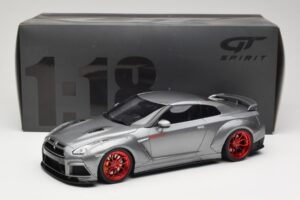 Nissan GT-R R35 Prior Design Grigio GT Spirit 1:18 GT243 Resina — immagine 6 di 6