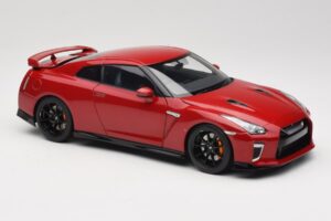 Nissan GT-R R35 Track Edition NISMO Vibrant Red MotorHelix 1:18 M83511 Pressofusione — immagine 6 di 8
