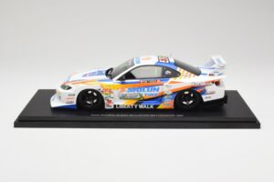 Nissan Silvia S15 LB-Super Silhouette #555 Formula Drift Japan 2023 TopSpeed 1:18 TS0586 Resina