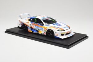 Nissan Silvia S15 LB-Super Silhouette #555 Formula Drift Japan 2023 TopSpeed 1:18 TS0586 Resina — immagine 4 di 6