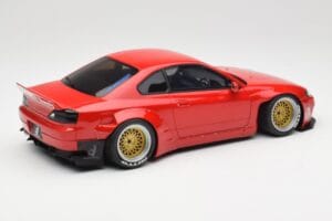 Nissan Silvia S15 Rocket Bunny Burning Red Otto 1:18 OT1115 Resina — immagine 2 di 6