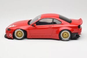 Nissan Silvia S15 Rocket Bunny Burning Red Otto 1:18 OT1115 Resina — immagine 3 di 6