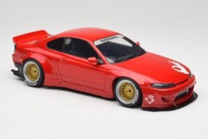 Nissan Silvia S15 Rocket Bunny Burning Red Otto 1:18 OT1115 Resina — immagine 4 di 6