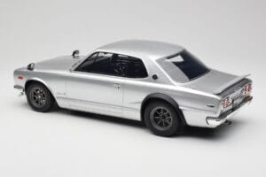 Nissan Skyline C10 2000 GT-R Argento Otto 1:12 G094 Resina — immagine 5 di 6