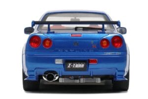 Nissan Skyline GT-R R34 NISMO Z-Tune Bayside Blue Otto 1:12 G082 Resina — immagine 3 di 4