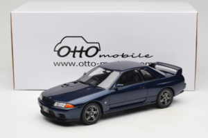 Nissan Skyline GT-R BNR32 Dark Blue Pearl Otto 1:18 OT1199 Resina — immagine 6 di 6