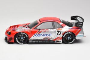 Nissan Skyline GT-R #22 M. Krumm / S. Motoyama Xanavi Nismo JGTC 2002 AUTOart 1:18 80277 Pressofusione — immagine 3 di 6