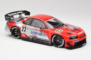 Nissan Skyline GT-R #22 M. Krumm / S. Motoyama Xanavi Nismo JGTC 2002 AUTOart 1:18 80277 Pressofusione — immagine 4 di 6
