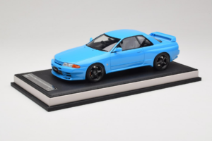 Nissan Skyline GT-R R32 Customized Version Blu MotorHelix 1:18 MH029CB Resina — immagine 2 di 7