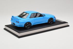 Nissan Skyline GT-R R32 Customized Version Blu MotorHelix 1:18 MH029CB Resina — immagine 3 di 7