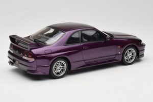 Nissan Skyline GT-R R33 V-Spec Midnight Purple Otto 1:18 OT1138 Resina — immagine 2 di 6