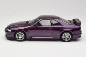 Nissan Skyline GT-R R33 V-Spec Midnight Purple Otto 1:18 OT1138 Resina — immagine 3 di 6