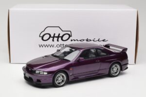 Nissan Skyline GT-R R33 V-Spec Midnight Purple Otto 1:18 OT1138 Resina — immagine 6 di 6