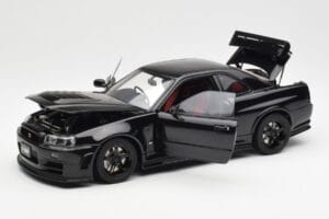 Nissan Skyline GT-R R34 NISMO Z-Tune Nero AUTOart 1:18 77355 Pressofusione — immagine 2 di 8
