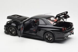 Nissan Skyline GT-R R34 NISMO Z-Tune Nero AUTOart 1:18 77355 Pressofusione — immagine 5 di 8
