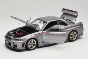 Nissan Skyline GT-R R34 Nismo S-Tune Argento AUTOart 1:18 77358 Pressofusione — immagine 2 di 8