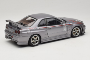 Nissan Skyline GT-R R34 Nismo S-Tune Argento AUTOart 1:18 77358 Pressofusione — immagine 3 di 8