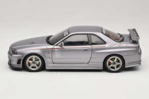 Nissan Skyline GT-R R34 Nismo S-Tune Argento AUTOart 1:18 77358 Pressofusione — immagine 4 di 8