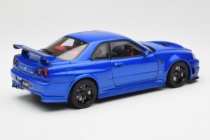 Nissan Skyline GT-R R34 NISMO Z-Tune Bayside Blu AUTOart 1:18 77354 Composito — immagine 3 di 8